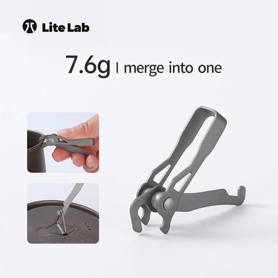 7.6g钛两用锅夹/提手/UL/轻量化户外/超轻/MySolo