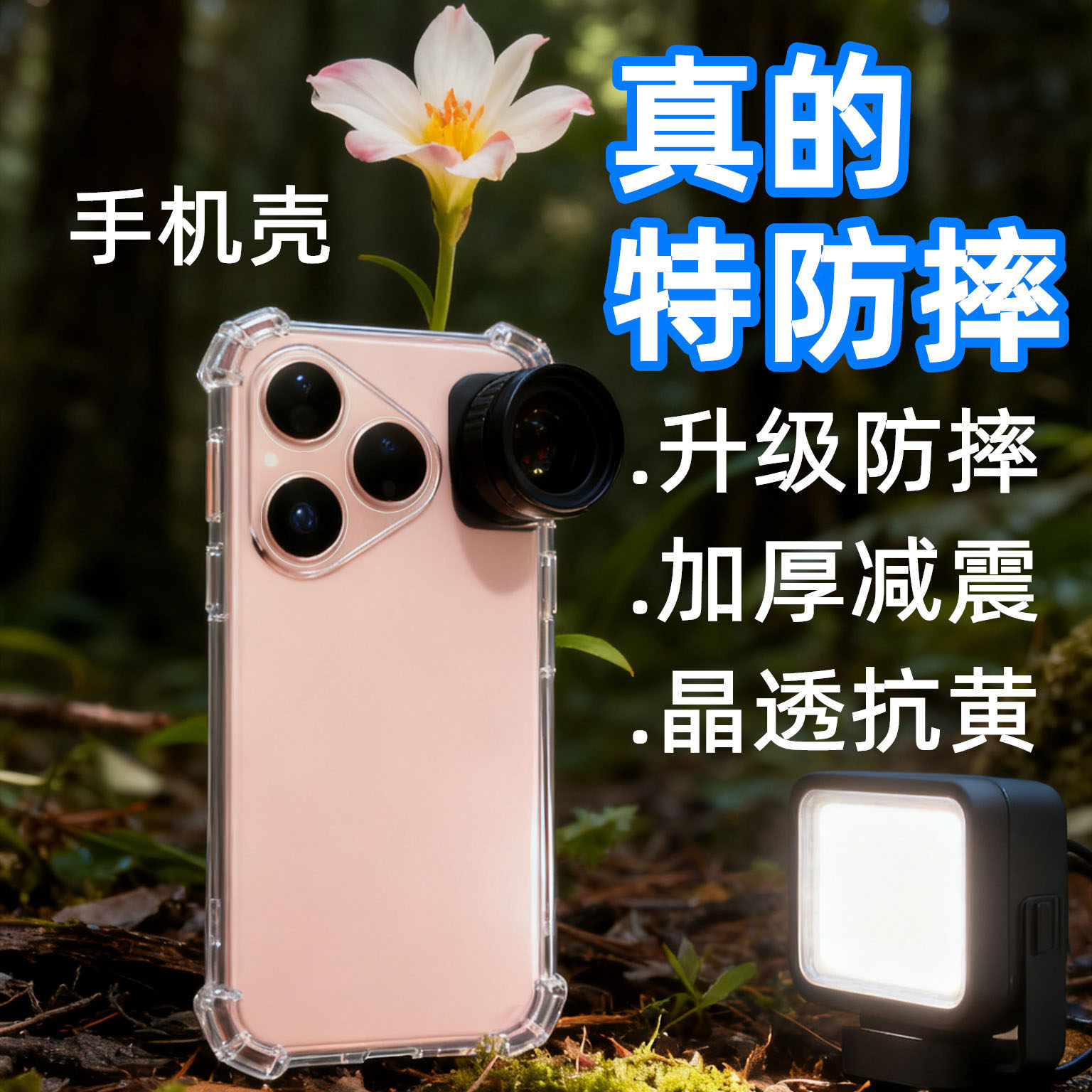 【30倍减震壳】适用华为P40手机壳P40Pro镜头全包软P40lite保护套新款气囊防摔硅胶透明男女四角加厚弹力外壳,3C数码配件,手机保护套/壳,淘宝优惠券,粉丝福利购,淘宝优惠卷