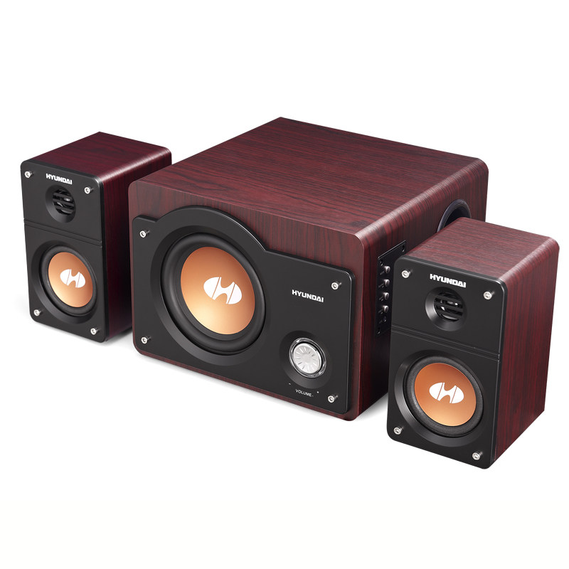 hyundai/现代 hy-480d蓝牙版支持u盘sd卡蓝牙全木质音响重低音炮