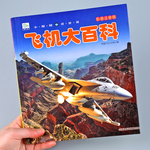 10岁一二三年级课外阅读科普图YJ 飞机大百科注音版 中国儿童军事百科全书小眼看世界小学生武器科普绘本战斗机无人机交通工具书籍5