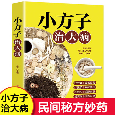 小方子治大病 赵青编 小偏方大功效民间偏方书籍 中医养生家庭医生健康保健简单实用老偏方秘方 中药药材剂量土方子土方法