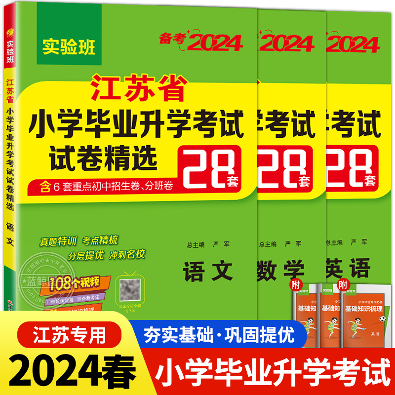 备考2024小升初江苏省小学毕业升学考试卷精选28套卷语文数学英语全套苏教版六年级下册名校真题卷升初中系统总复习资料必刷题春雨属于什么档次？