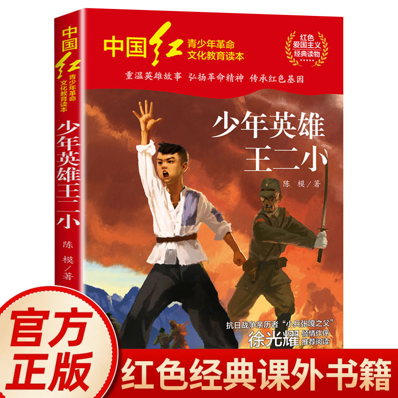 少年英雄王二小儿童文学红色经典书籍小学生三四五六年级必读课外阅读书籍儿童红色英雄革命故事书青少年励志成长书籍 HD