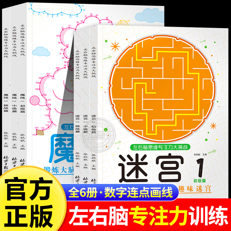 儿童左右脑思维专注力训练