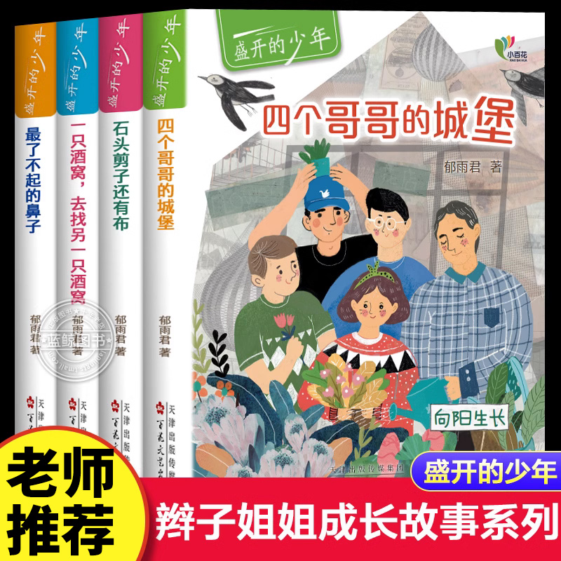 全套4册盛开的少年系列郁雨君