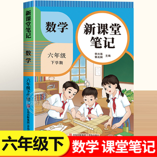 2026新版 小学6下课本同步教材笔记课本讲解预习辅导资料书RJ 六年级下册数学课堂笔记人教版