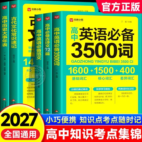 高中英语词汇必备3500词