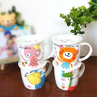 Мультяшная керамическая детская кофейная чайная чашка, для влюбленных