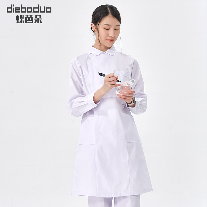 蝶芭朵护士服白大褂涤棉