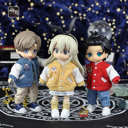 YMY娃衣 棒球服娃衣molly娃娃衣服12分bjdGSC素体ob11可穿娃衣