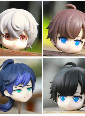 OB11娃头 带妆脸GSC粘土人12分bjd头发ymy素体娃头