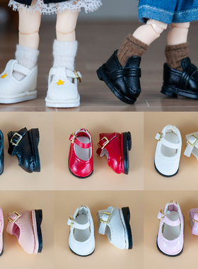 YMY娃鞋 百搭多色小皮鞋12分bjd holala鞋子GSC  molly  ob11娃鞋