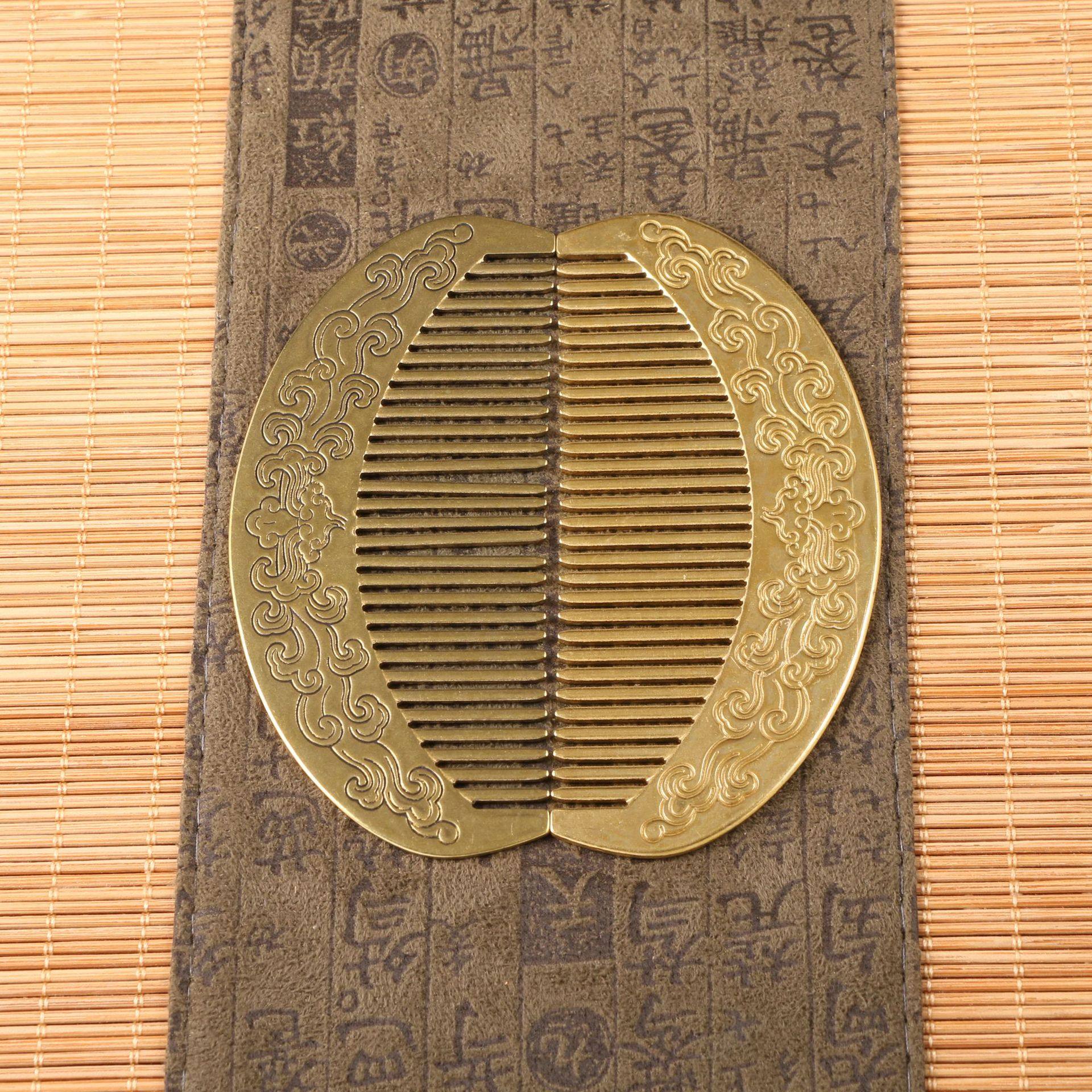 厂家直供铜首饰工艺品古铜梳子复古欧美黄铜精品雕刻雕花梳按摩梳,金属材料及制品,其他金属制品,淘宝优惠券,粉丝福利购,淘宝优惠卷