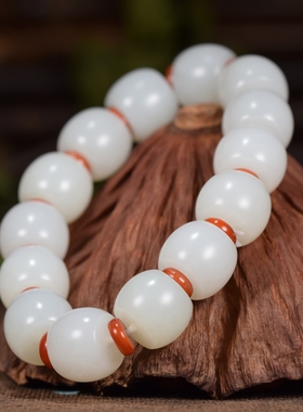 手串男士佛珠结缘欣赏和田籽料