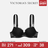 5折起 维密闪钻LOGO肩带性感花漾蕾丝文胸女26