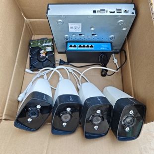 二手海康威视H.265高清300万智能全彩监控套装 带录音可萤石云远程