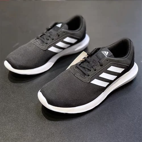 正品adidas阿迪达斯CORERACER 男子透气轻便运动休闲跑步鞋FX3581