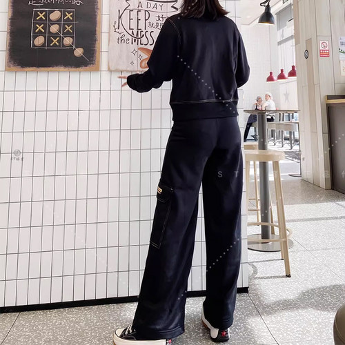 Adidas/阿迪达斯三叶草TRACK PANT宽松女子工装风长裤GN4245