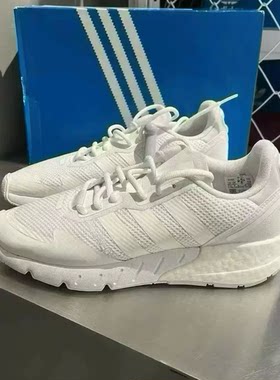 Adidas 三叶草 ZX 1K BOOST 男女缓震运动休闲鞋 FX6516 GZ3548