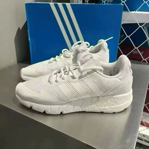 Adidas 三叶草 ZX 1K BOOST 男女缓震运动休闲鞋 FX6516 GZ3548