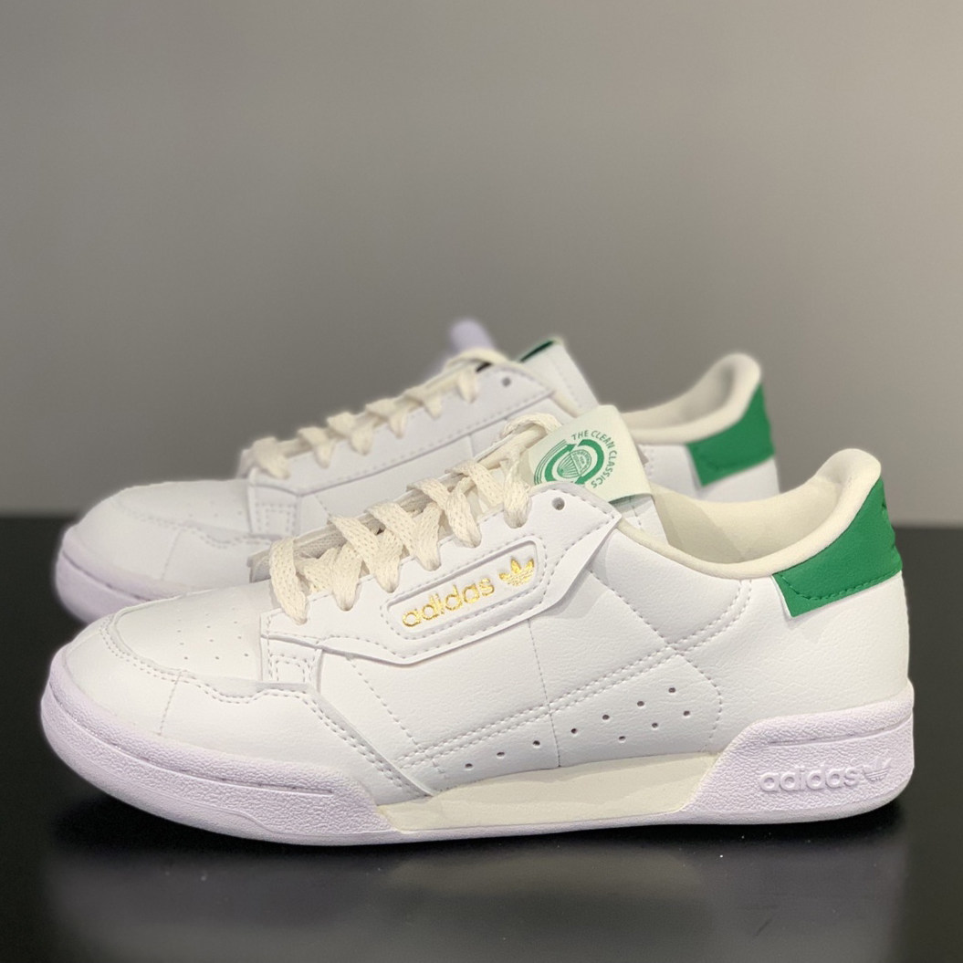 Adidas阿迪达斯三叶草男女鞋CONTINENTAL 80低帮运动鞋板鞋FY5468