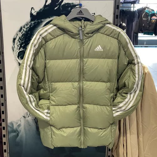保暖短款潮流Adidas休闲羽绒服