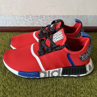 断码特价！Adidas阿迪达斯三叶草NMD_R1男子透气运动跑步鞋FV5214