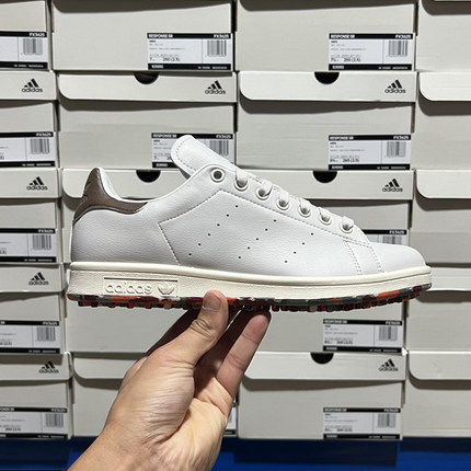 正品Adidas/三叶草 STAN SMITH GOLF 男子运动高尔夫球鞋 ID9296