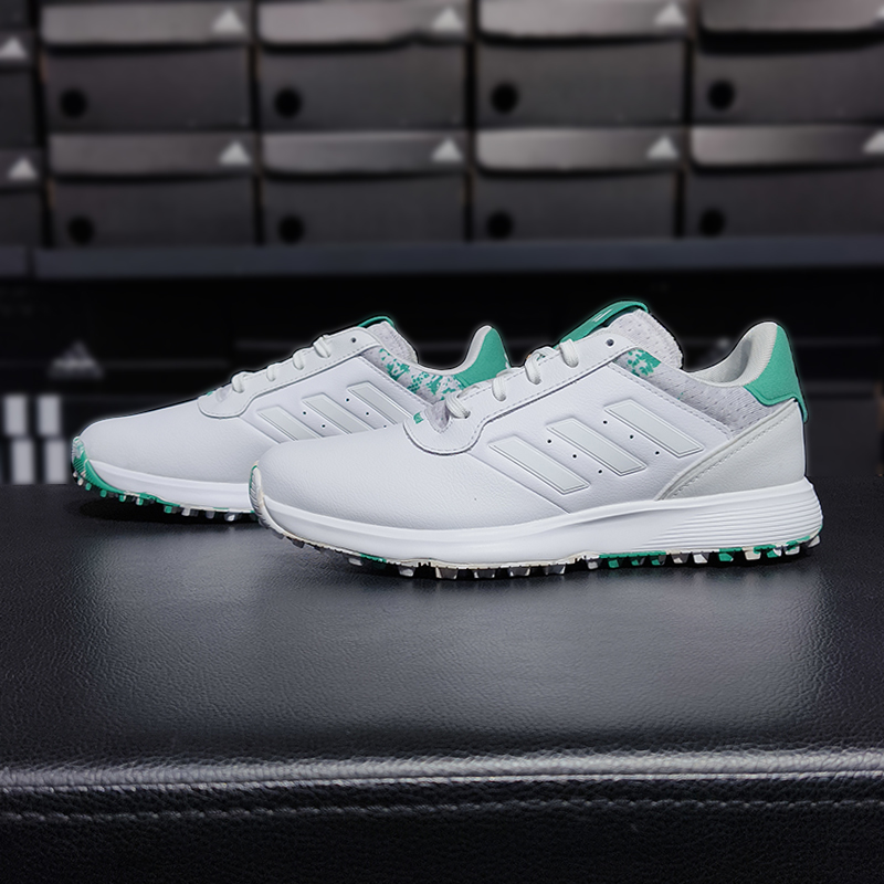 Adidas阿迪达斯运动鞋男耐磨简约百搭轻便透气高尔夫球鞋GV9422