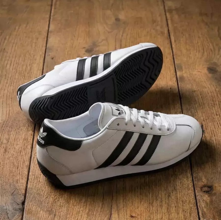 Adidas阿迪达斯三叶草 COUNTRY II 男女复古经典运动休闲鞋IG4549