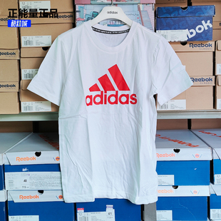 Adidas阿迪达斯童装 T恤FQ7722BK3496 夏儿童运动休闲纯棉舒适短袖
