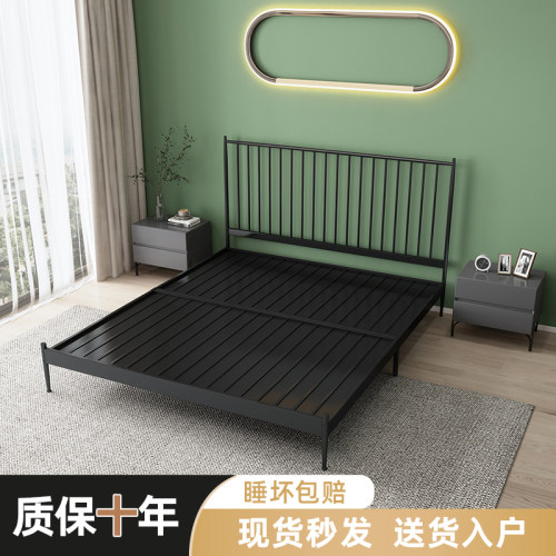 经济型金属双人现代简约铁艺床