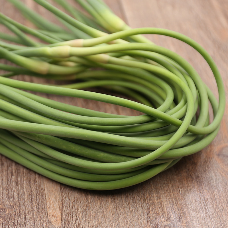 密云农家 鲜嫩的蒜毫 蒜薹 蒜苔 生态种植 新鲜蔬菜 450g