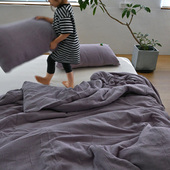 200双人被罩200 松软被套150 230 新疆棉全棉色织双层纱 外单面料