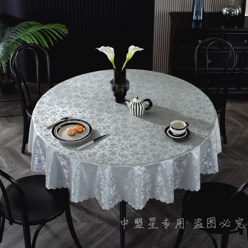 欧式PU桌布防水防油加厚免洗防烫