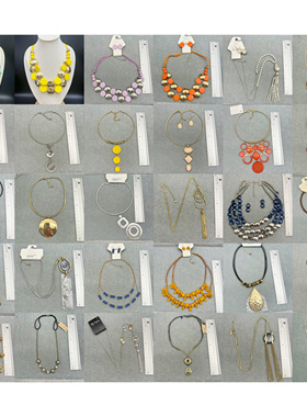 5.19青岛外贸尾货孤品品牌原单出口打标欧美项链长款多层项链项圈