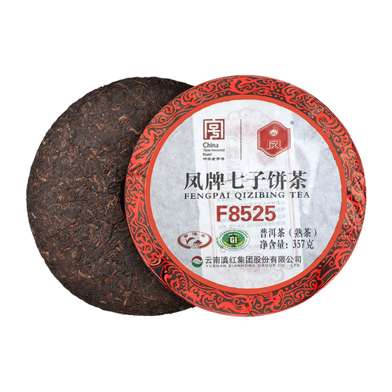 凤牌 云南滇红集团 普洱茶 熟茶 2023年 F8525 临沧茶区 357g