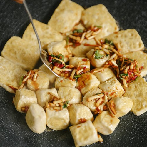 乐作｜云南包浆豆腐 原浆小豆腐 豆香浓郁 口感软嫩烤炸煎