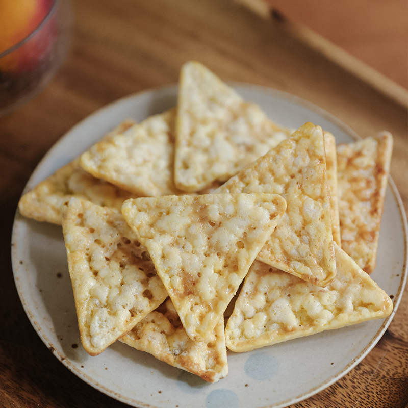 乐作奶酪玉米三角脆酥脆奶香醇厚