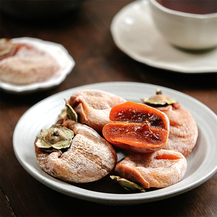 2斤送礼袋 单枚装 冬日自然糖霜柿饼 晚熟大个甜糯流心原色自然