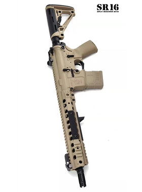精击KAC SR16剪刀分体电动海绵软弹模型玩具 成人CS装备新款发射