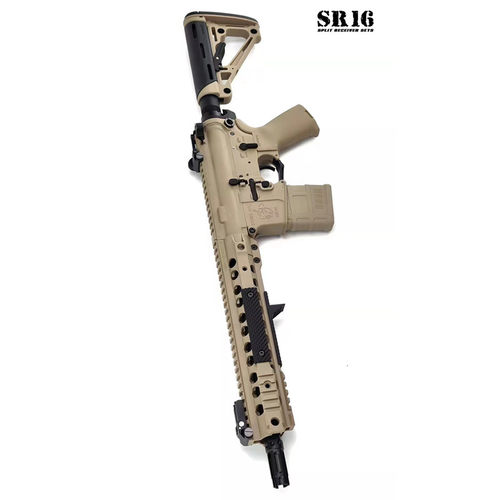 精击KAC SR16剪刀分体电动海绵软弹模型玩具 成人CS装备新款发射