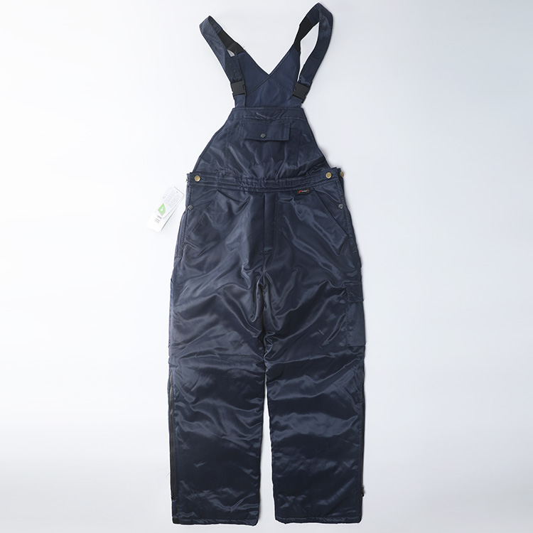 外贸大码冬季背带棉裤男宽松阔腿