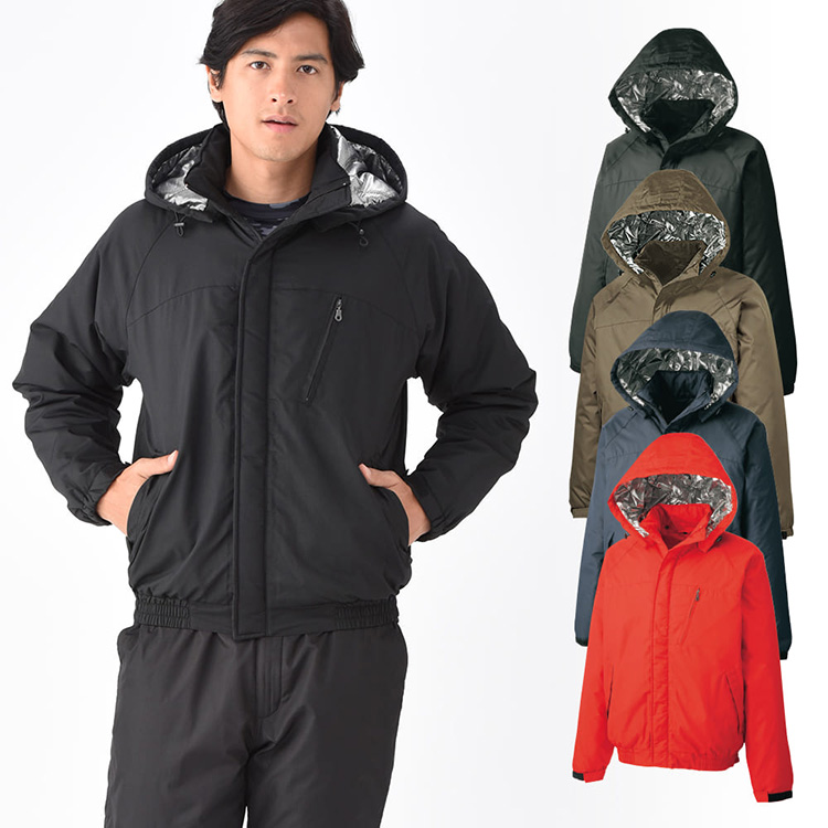 热反射内衬棉服棉裤日系工作服男