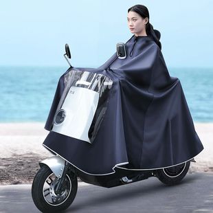 加大加厚摩托車單人雙人男女騎行暴雨全身雨披成人雨衣新款