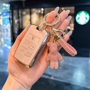 新捷豹XEL钥匙套XFL汽车fpace专用XJL高档ftype全包epace女扣路虎