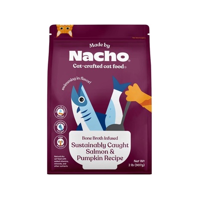 美国直邮 Made by Nacho Bone Broth Infused Cat 骨汤浸泡干猫粮