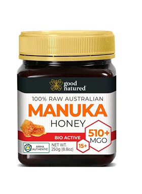美国直邮Good Natured Raw Manuka Honey MGO510+麦卢卡蜂蜜 250g