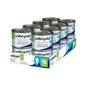 美国直邮 Solid Gold Wet Cat Food 成年老年猫的优质湿猫粮 16罐