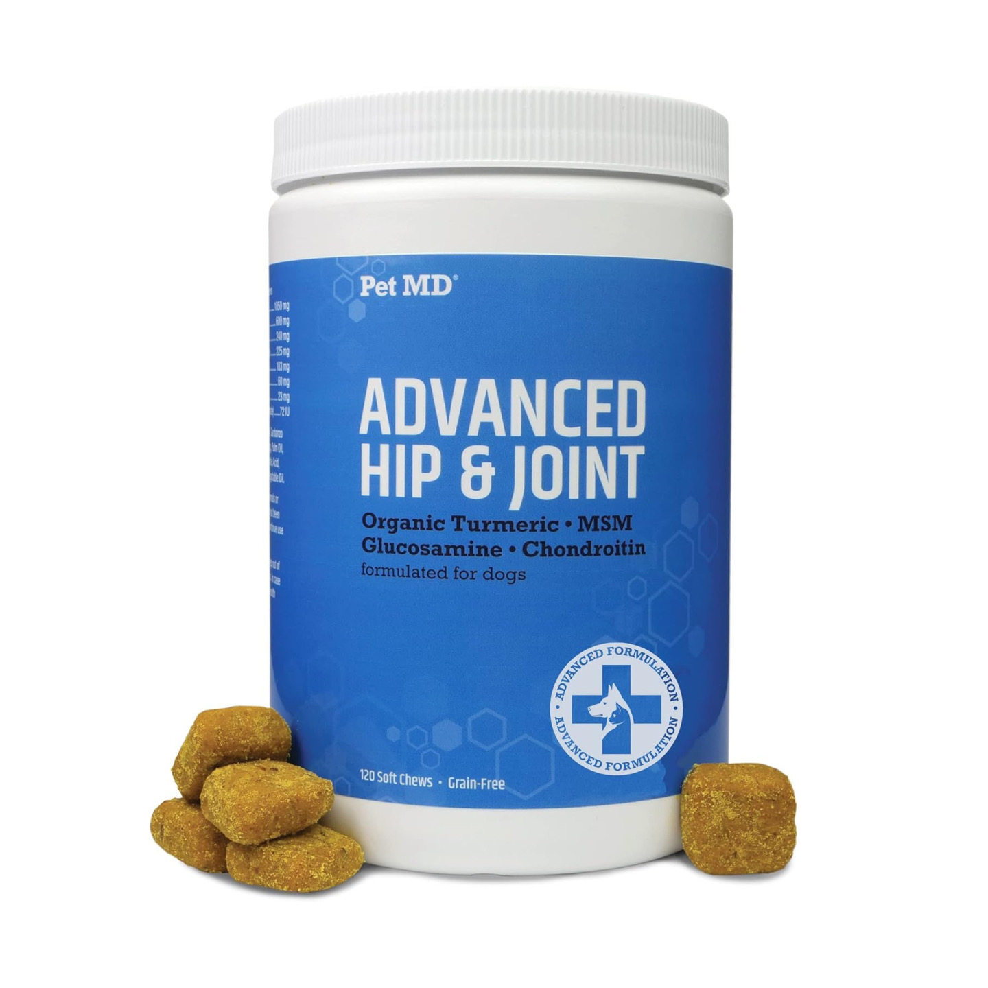 美国直邮 Pet MD Glucosamine for Dogs 狗关节补充葡萄糖胺120粒